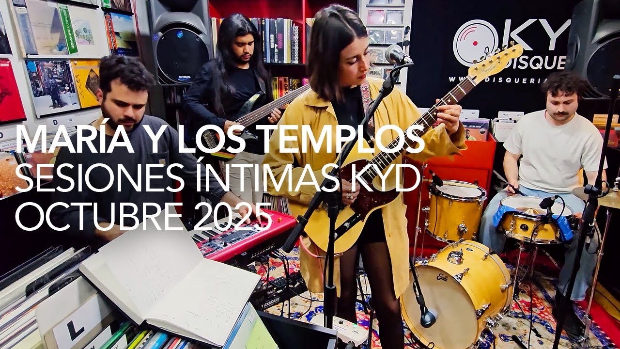 María & Los Templos en vivo en Sesiones Íntimas de Disquería KYD