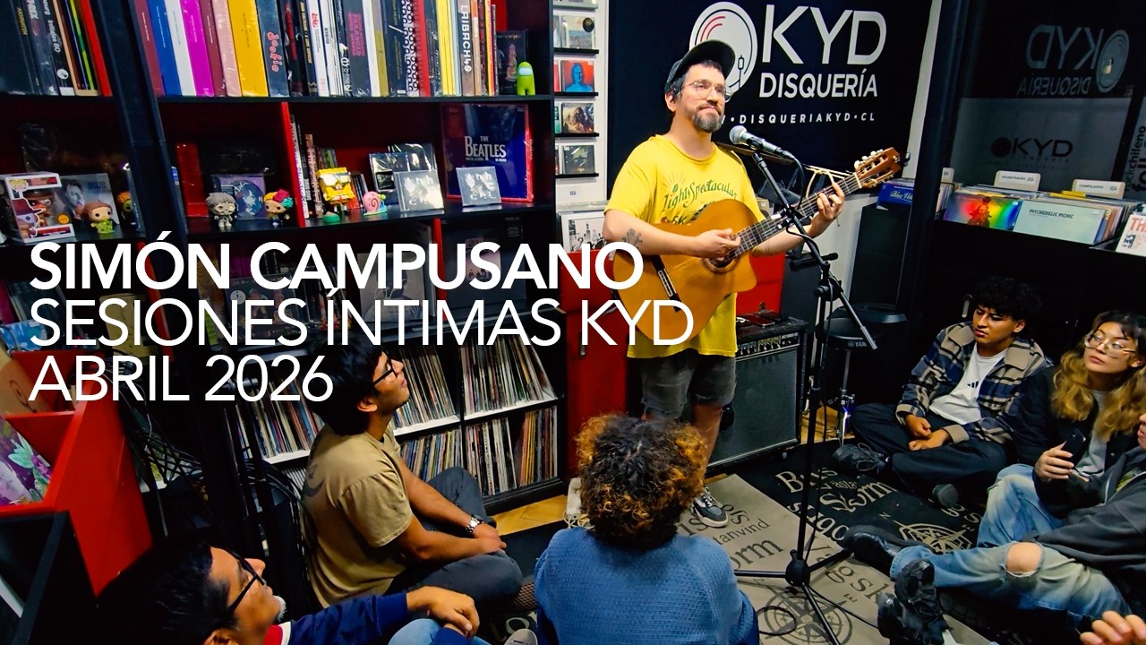 Simon Campusano en vivo en Sesiones Íntimas de Disquería KYD